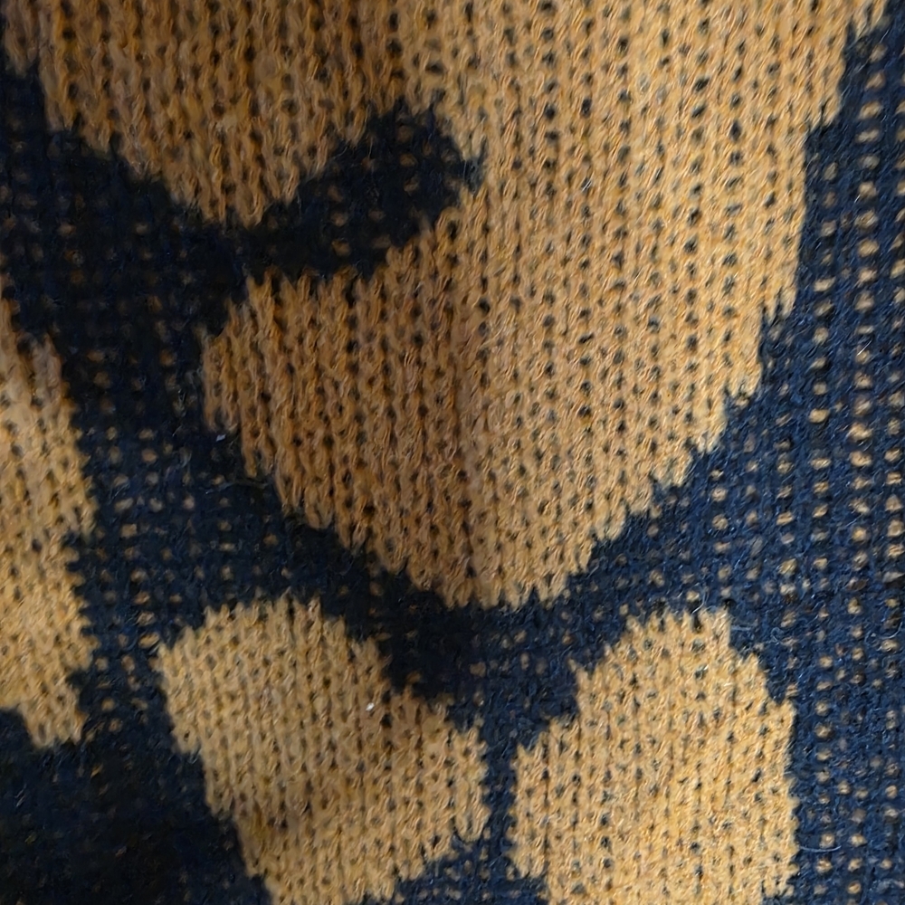 Stella McCartney Black and Orange Leopard Patterned Sweater - Picture 8 of 10